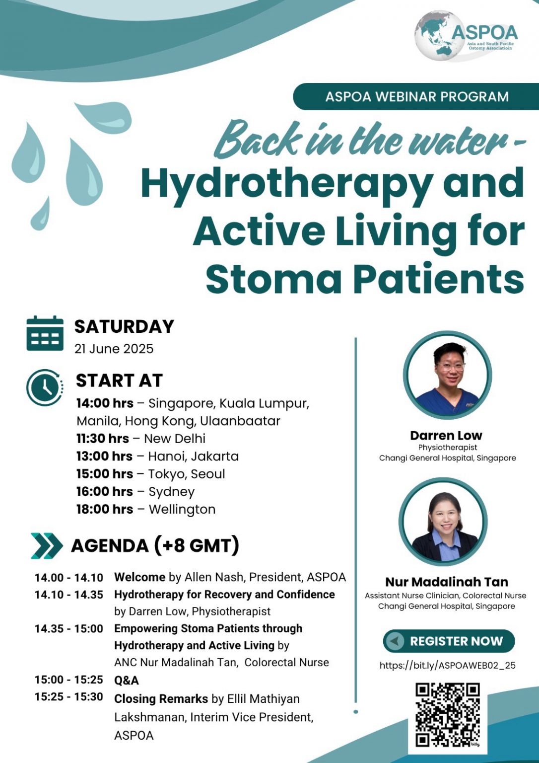 ASPOA Webinar: Back in the Water – Hydrotherapy and active living for stoma patients
