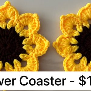 Sunflower Coaster