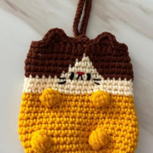 Yellow Cat Pouch
